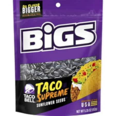 Bigs BIGS Taco Bell Taco Supreme Sunflower Seeds 5.35 oz Bagged 674948